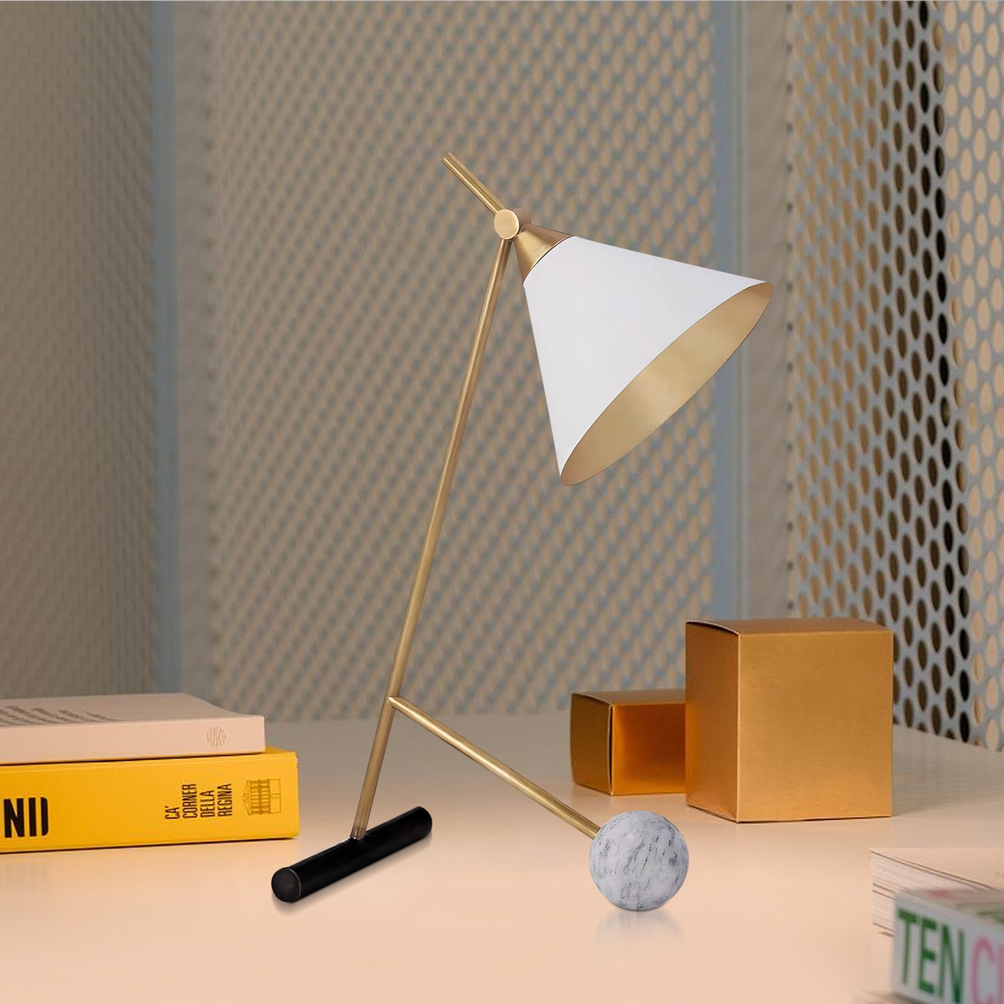 Funnel Table Lamp