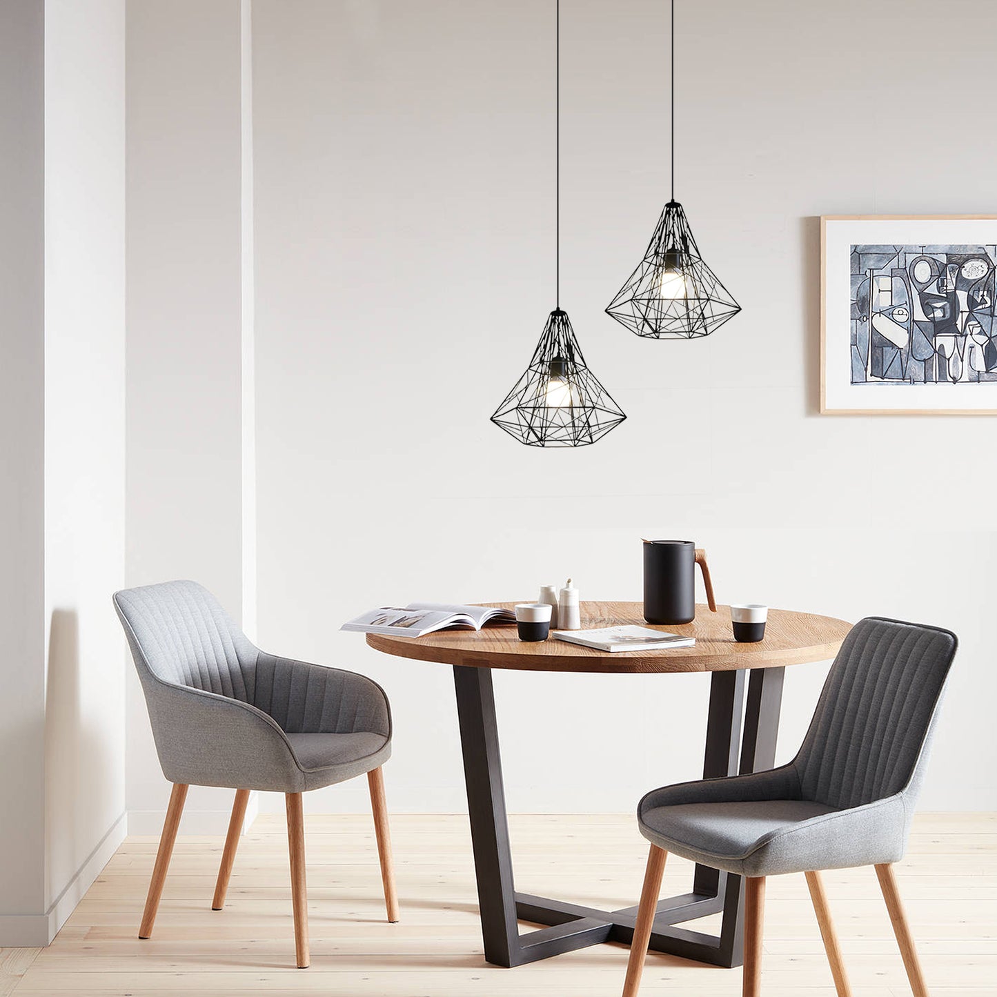 Geometric Hollow Pendant