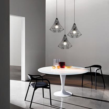 Geometric Hollow Pendant