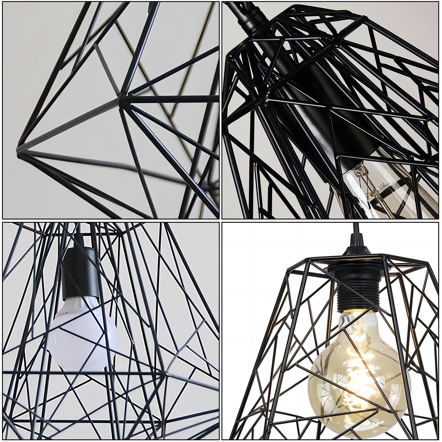 Geometric Hollow Pendant