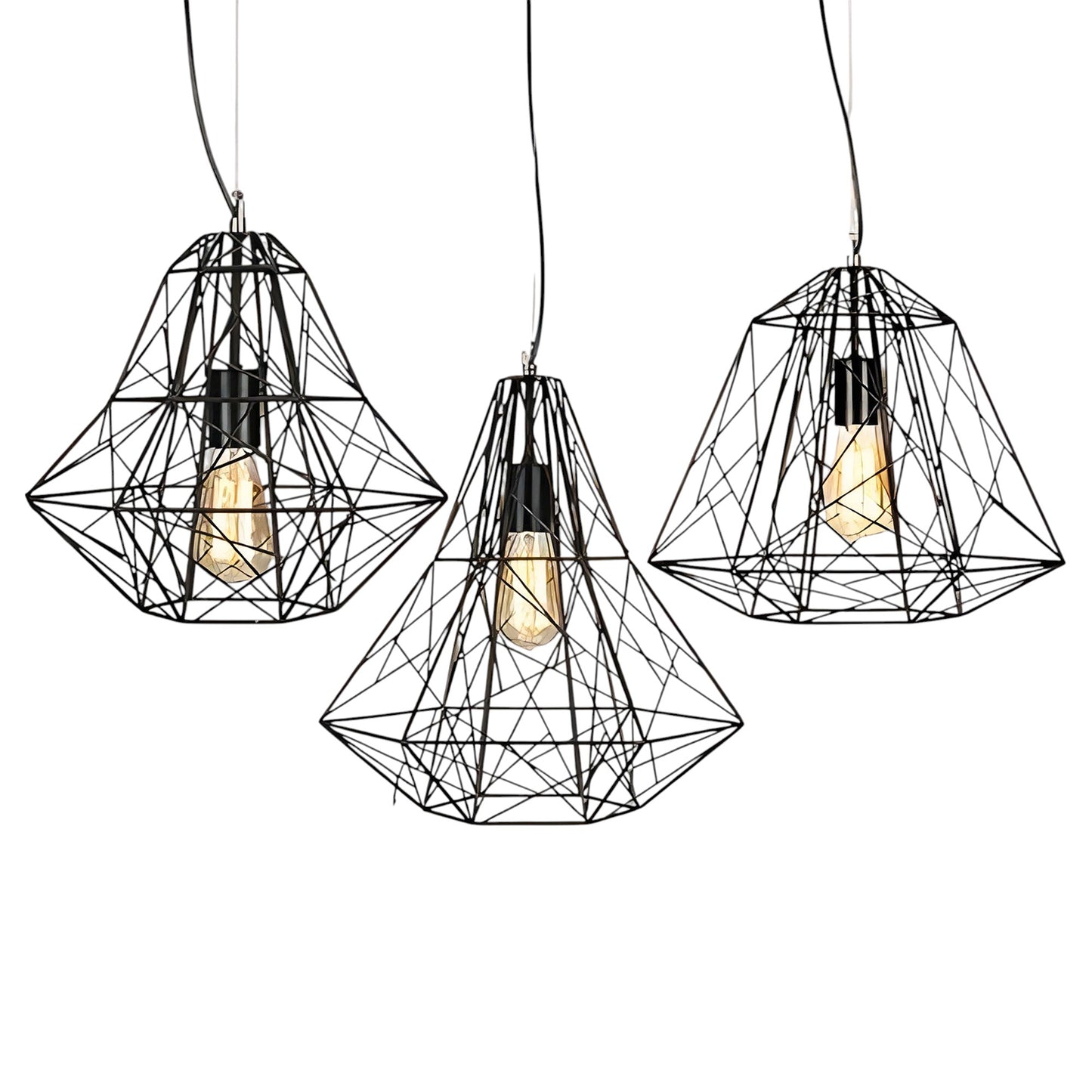 Geometric Hollow Pendant