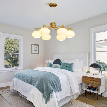 Gino Persimmon Chandelier