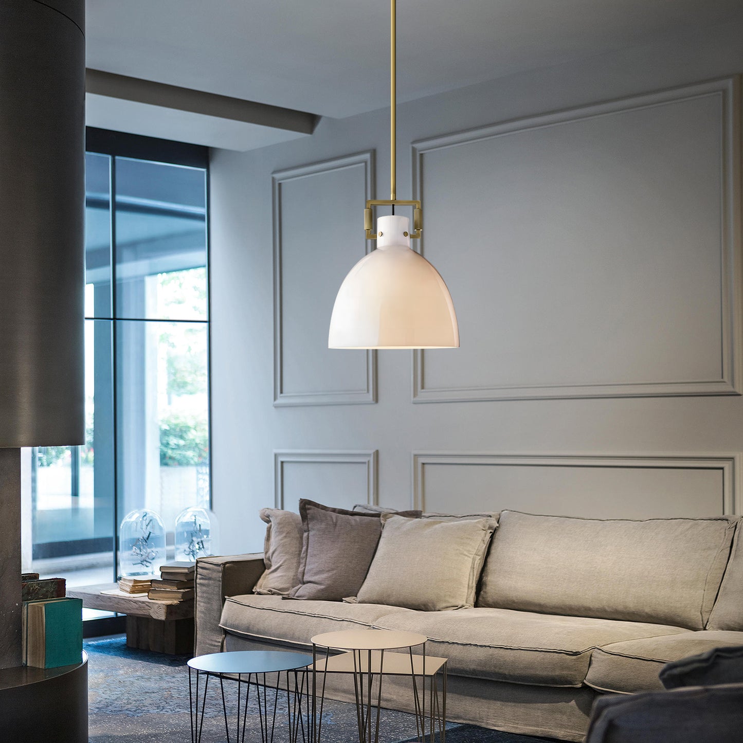 Glass Cloche Pendant Light