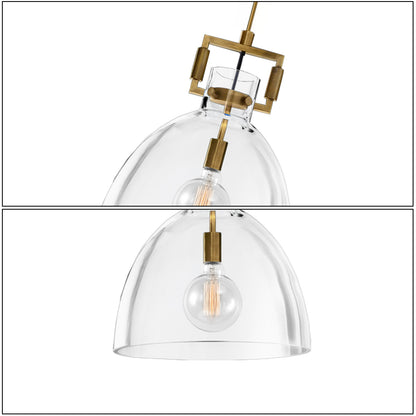 Glass Cloche Pendant Light