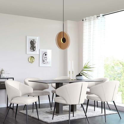 Glass Disc Pendant Light