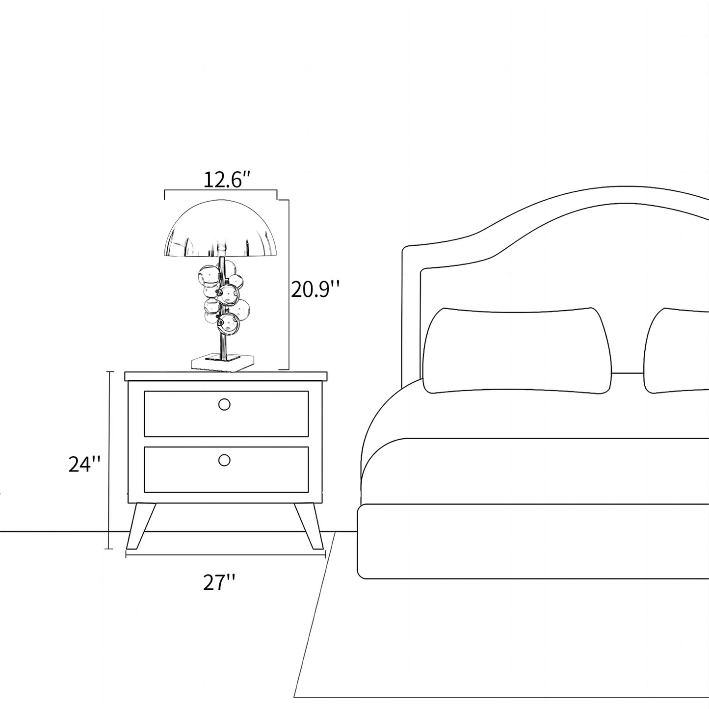 Globo Glass Table Lamp