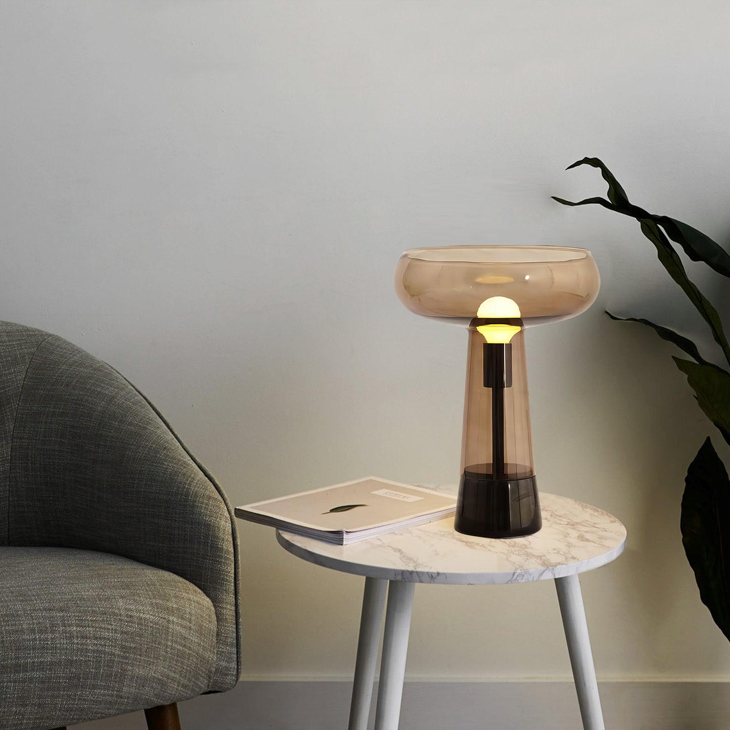 Goblet Glass Table Lamp