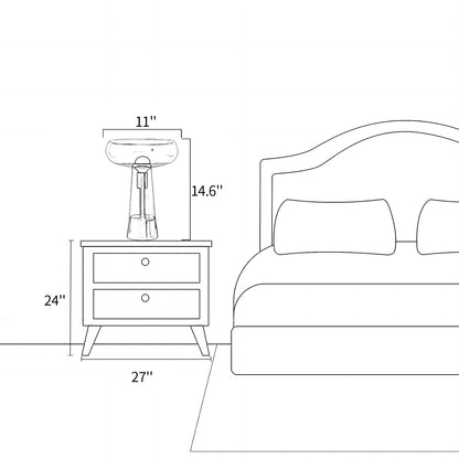 Goblet Glass Table Lamp