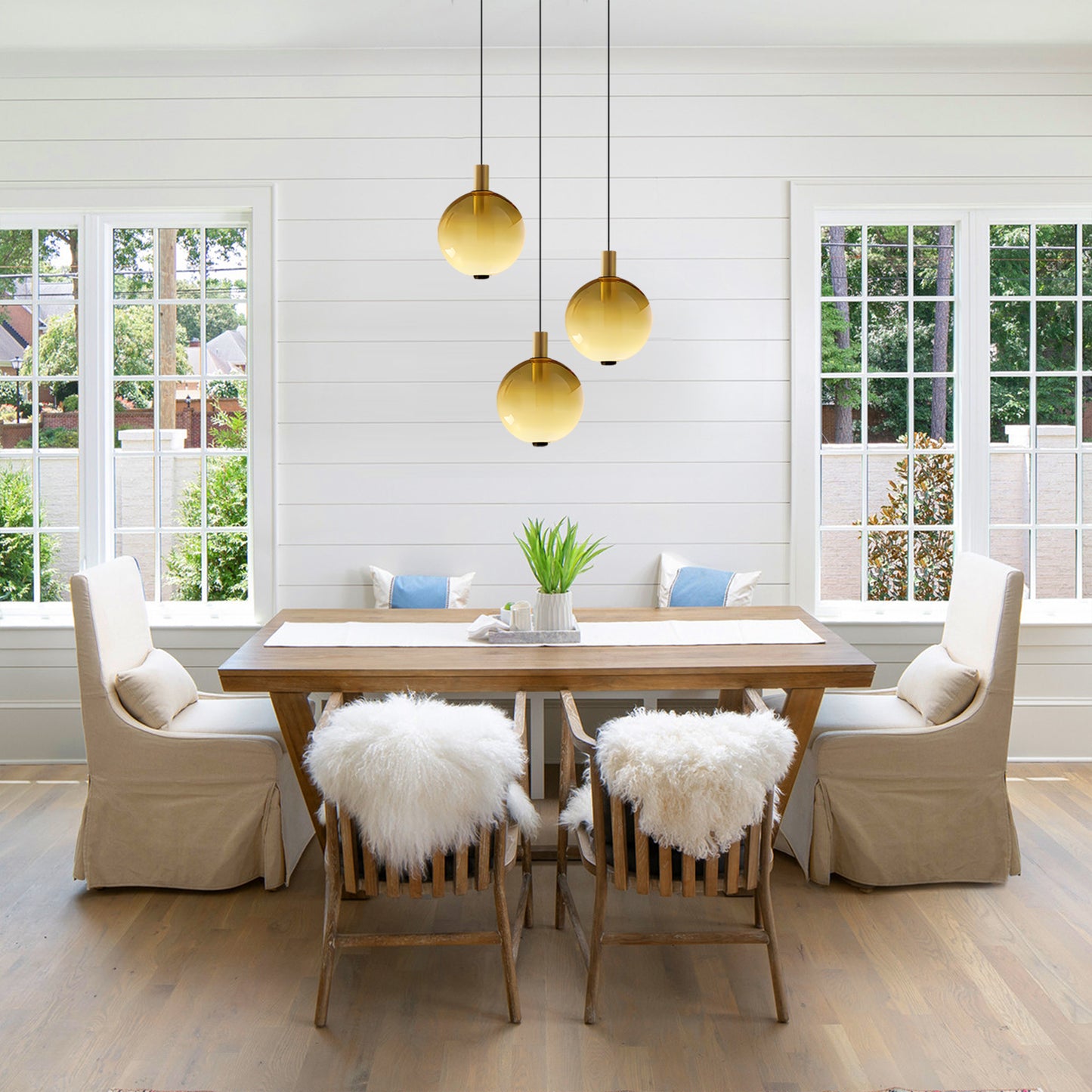 Gradient Glass Pendant Lamp