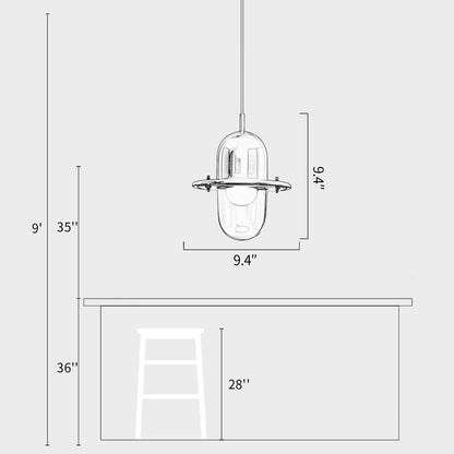 HATS Glass Pendant Lamp