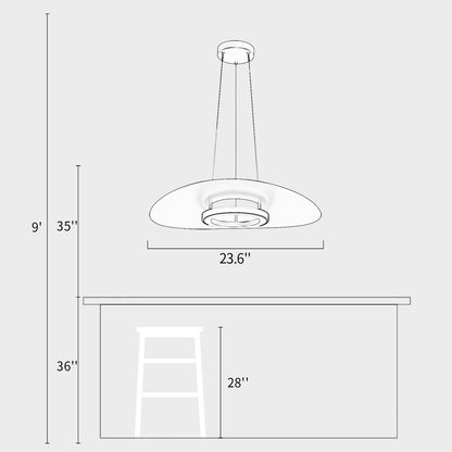 Halo UFO Pendant Light