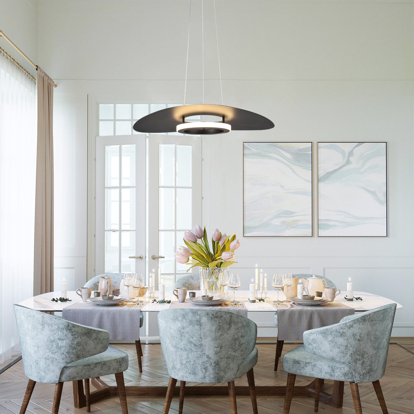 Halo UFO Pendant Light