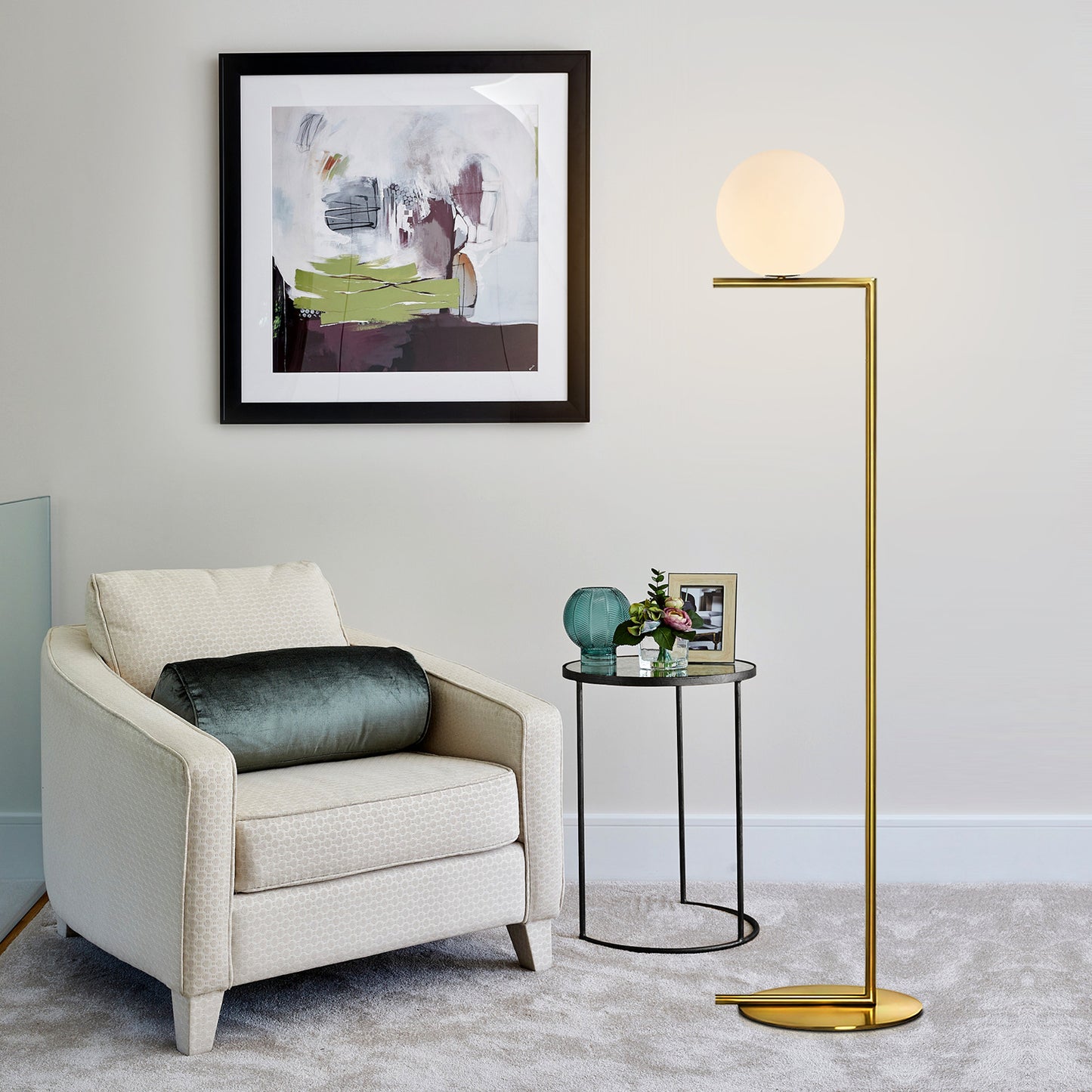 IC Glass Floor Lamp