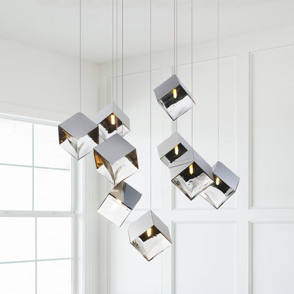 Ice Crystal Cube Pendant