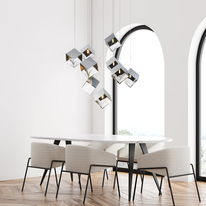 Ice Crystal Cube Pendant