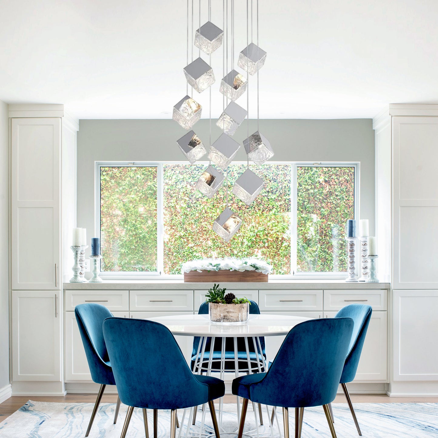 Ice Crystal Cube Pendant