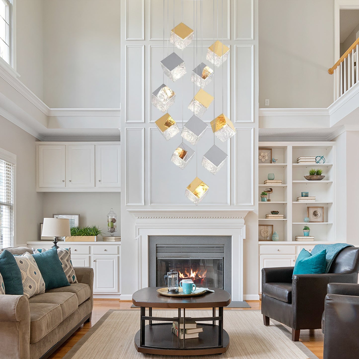 Ice Crystal Cube Pendant