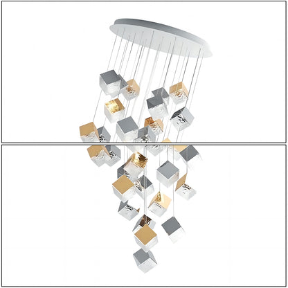 Ice Crystal Cube Pendant