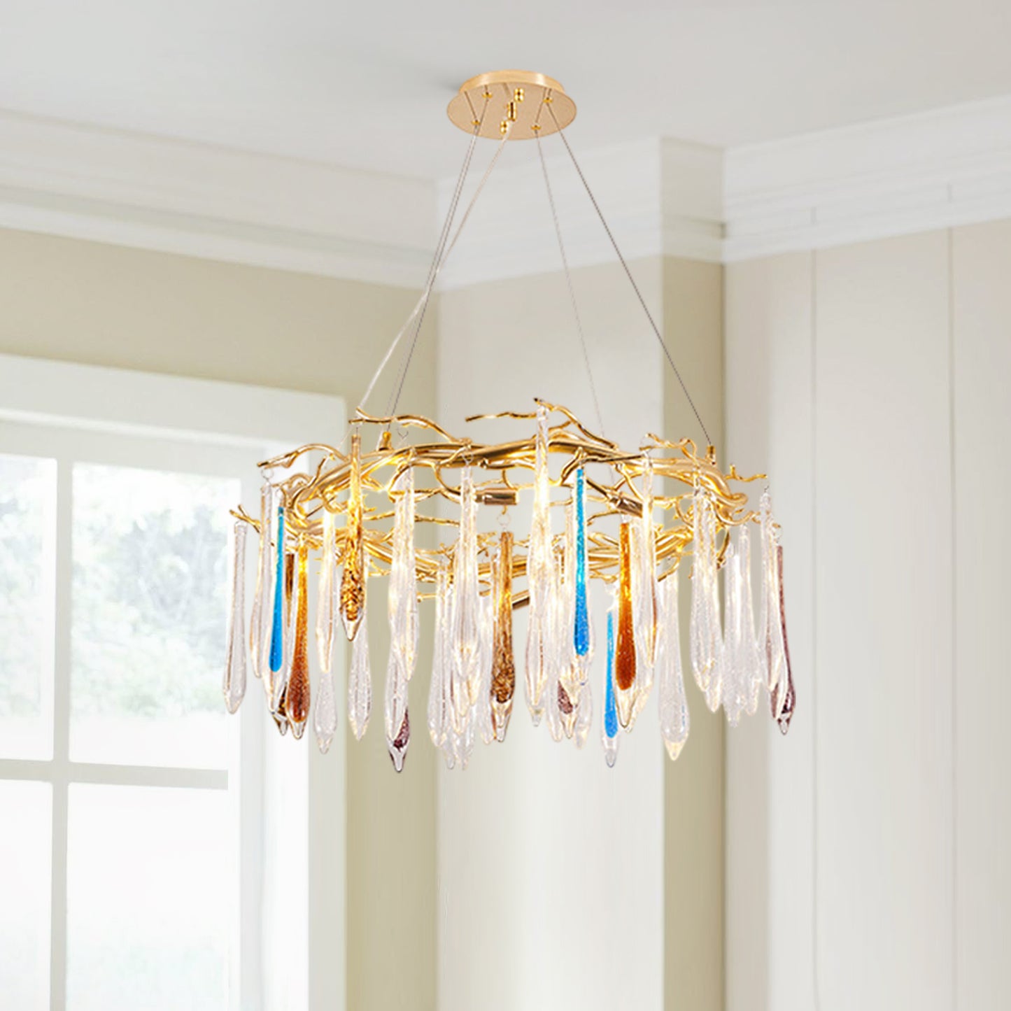 Ice Drops Crystal Chandelier