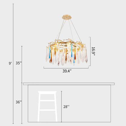 Ice Drops Crystal Chandelier