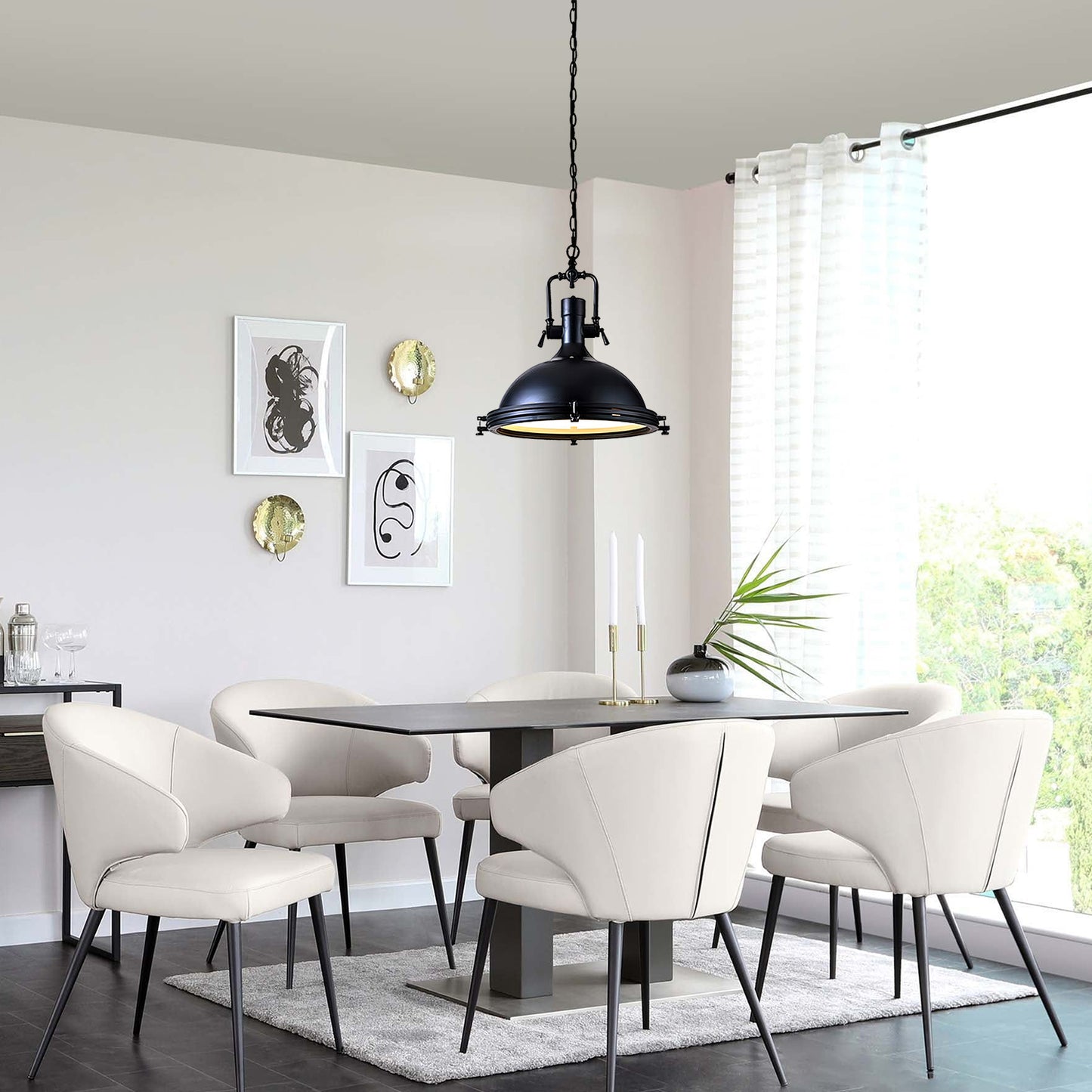 Industrial Metal Pendant Lamp