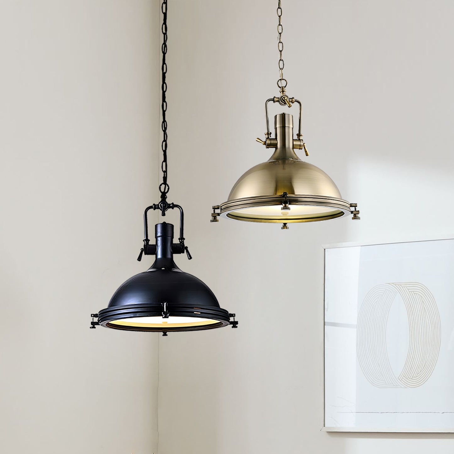 Industrial Metal Pendant Lamp