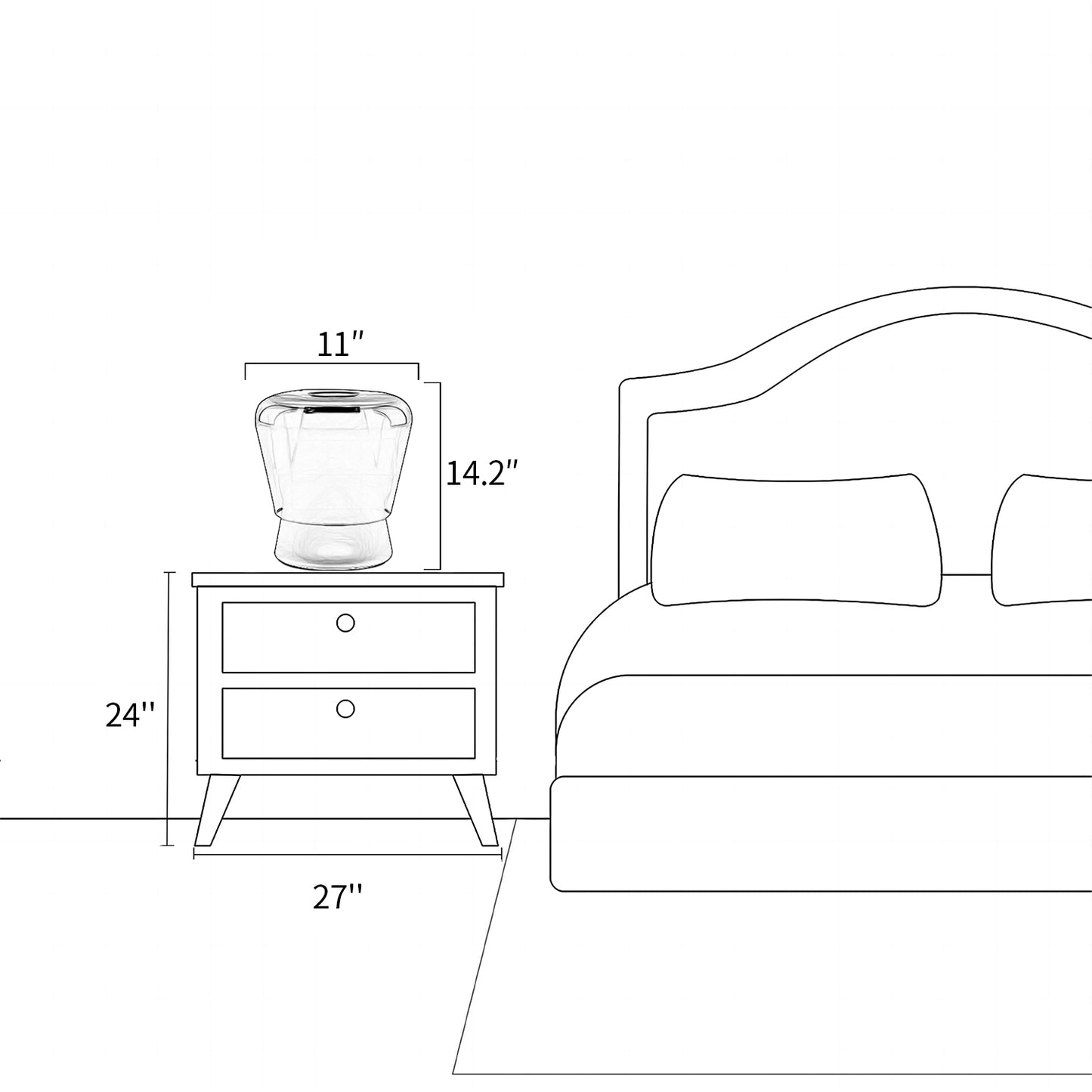 Jumelle Jelly Table Lamp