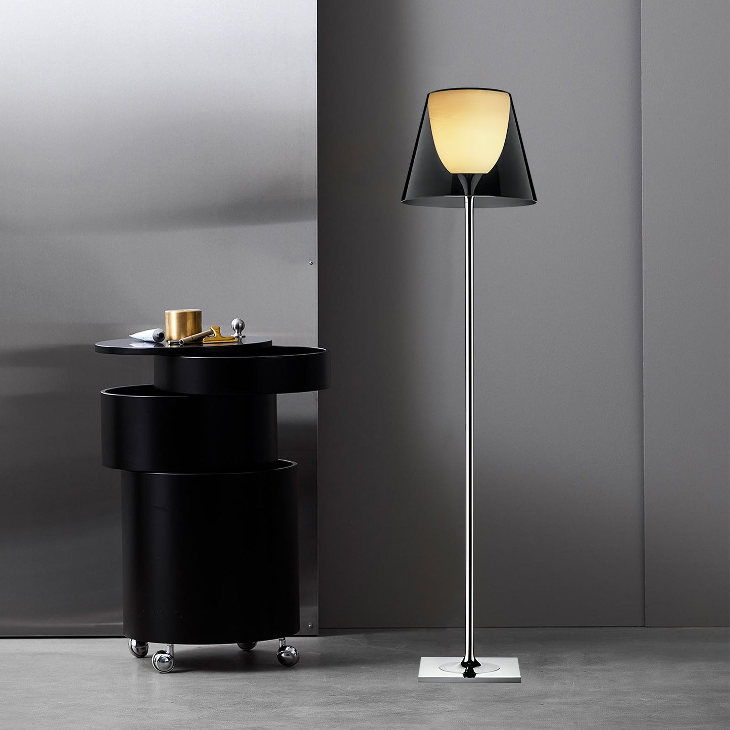 Krtibe Glass Floor Lamp