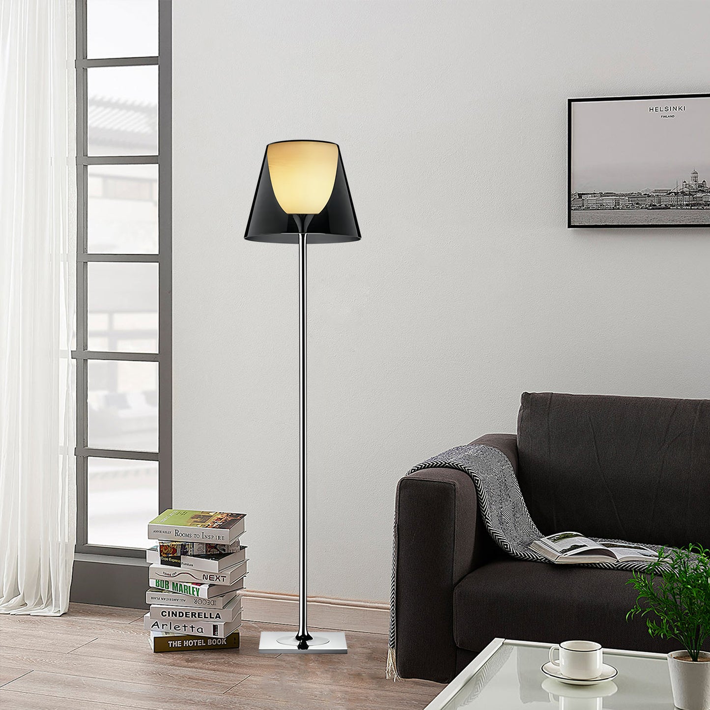 Krtibe Glass Floor Lamp