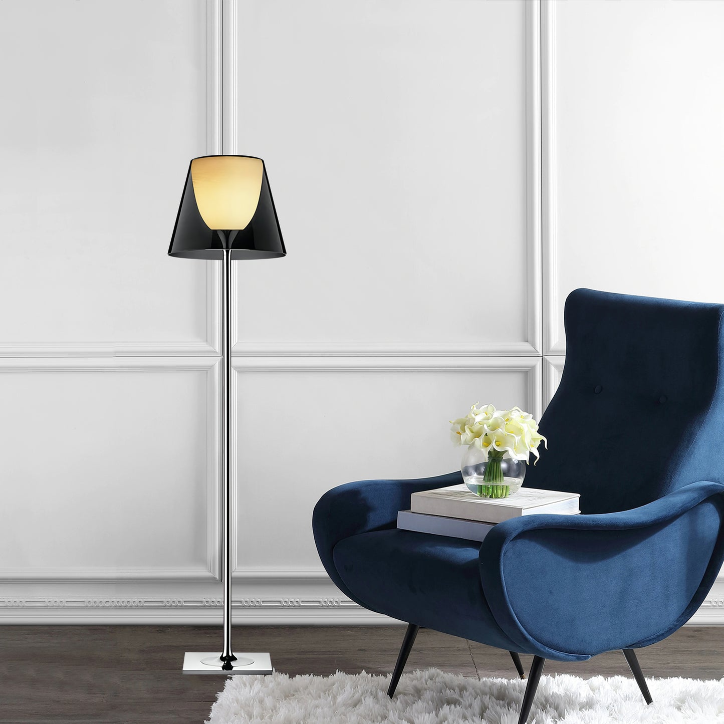Krtibe Glass Floor Lamp