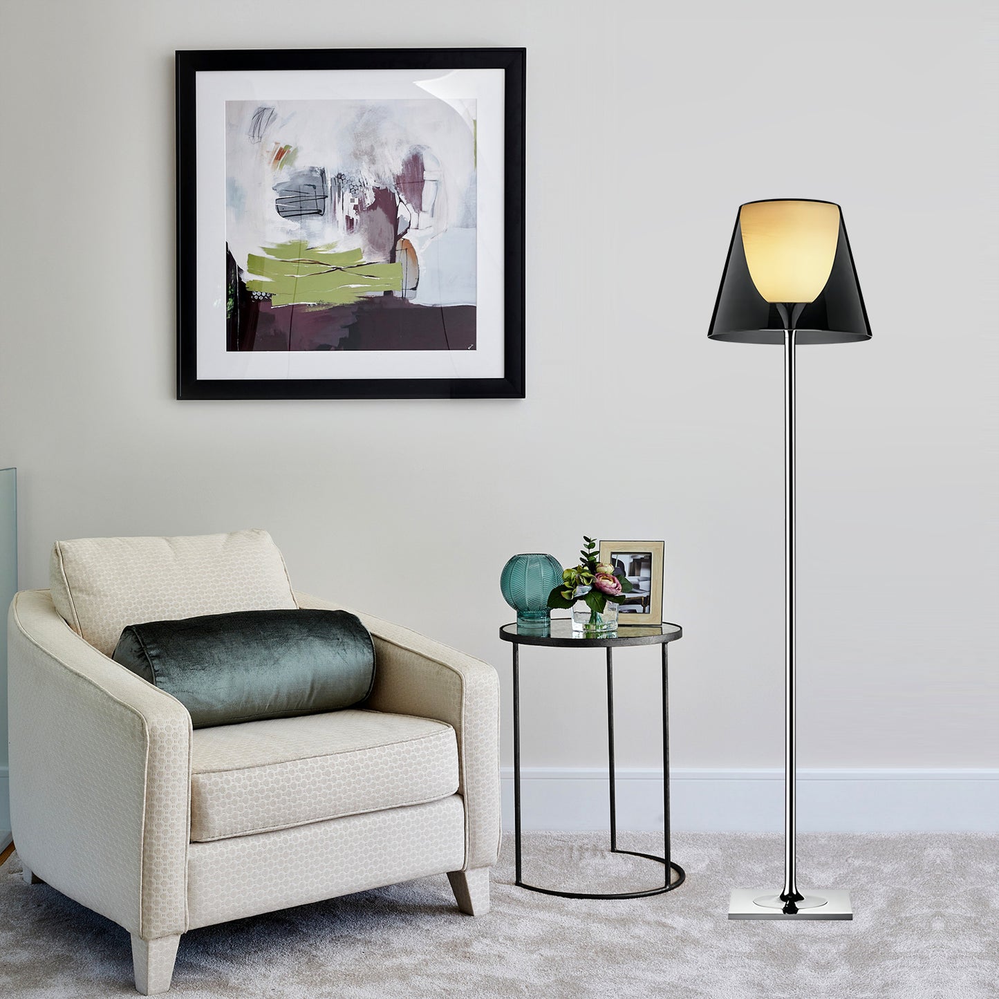 Krtibe Glass Floor Lamp