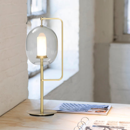 Lantern Glass Table Lamp