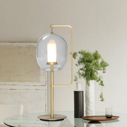 Lantern Glass Table Lamp