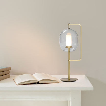 Lantern Glass Table Lamp
