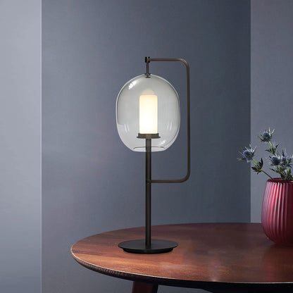 Lantern Glass Table Lamp