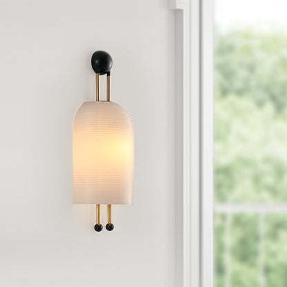 Lantern Glass Wall Lamp