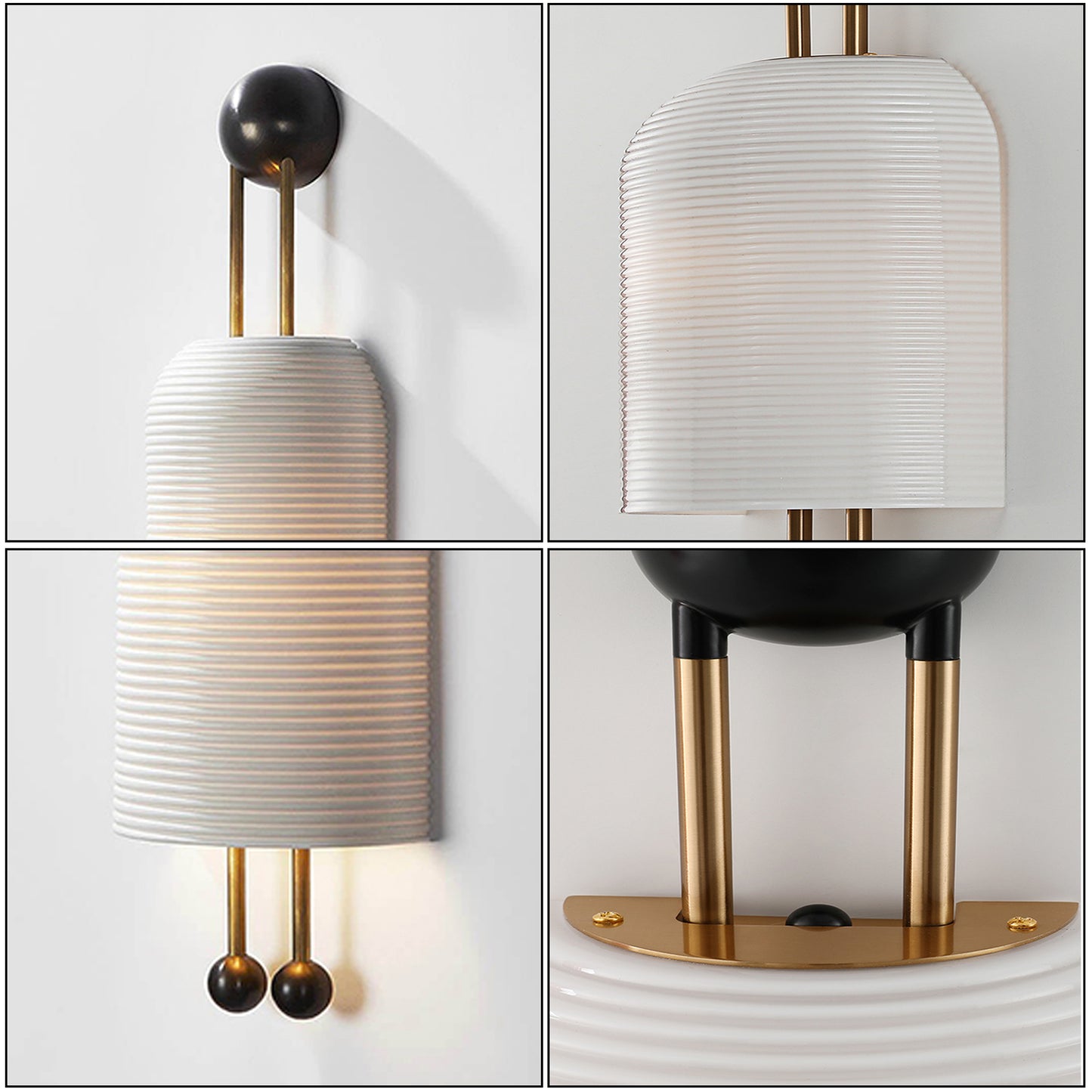 Lantern Glass Wall Lamp