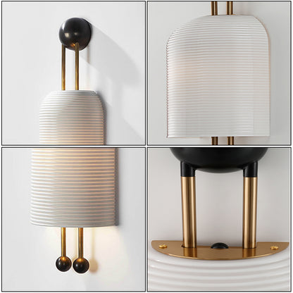 Lantern Glass Wall Lamp