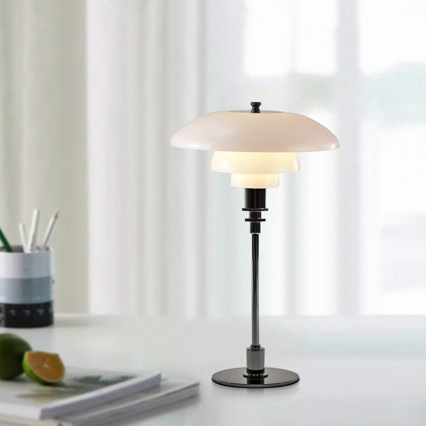 Layered Glass Table Lamp