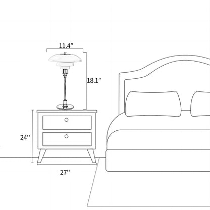 Layered Glass Table Lamp