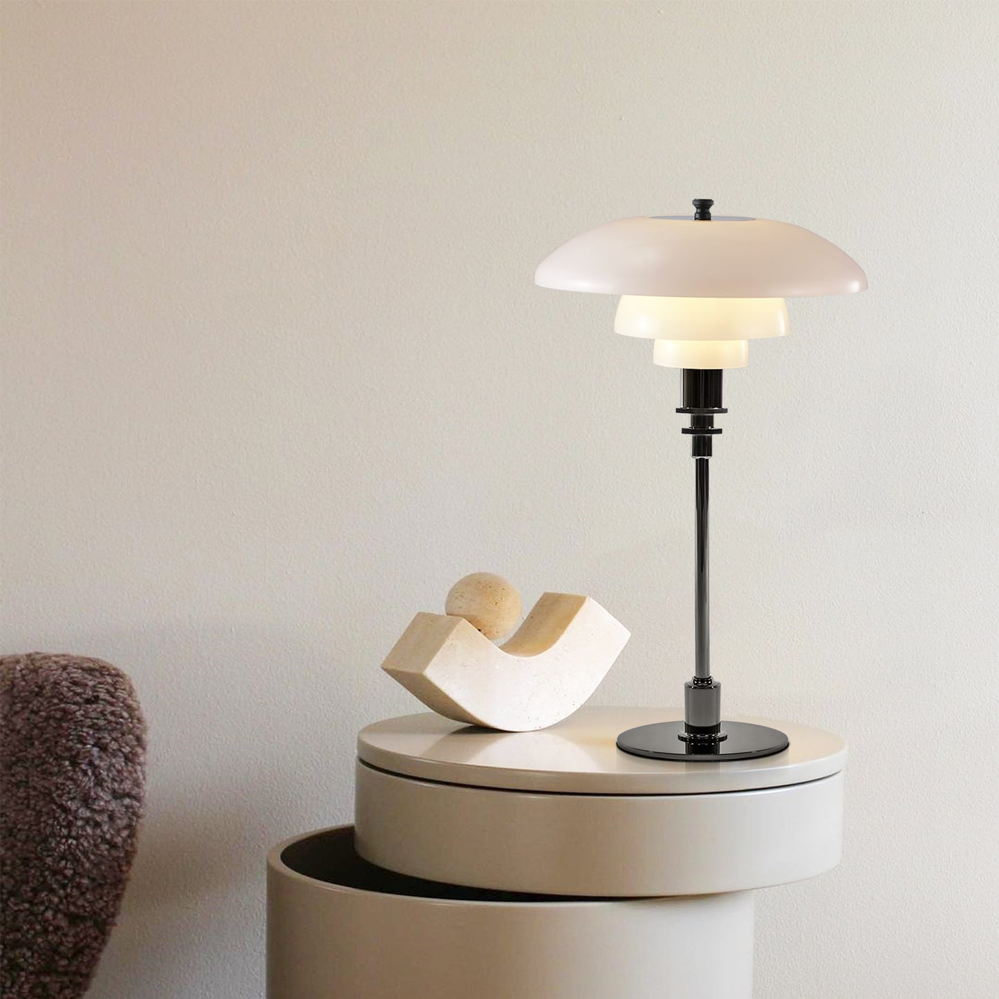 Layered Glass Table Lamp