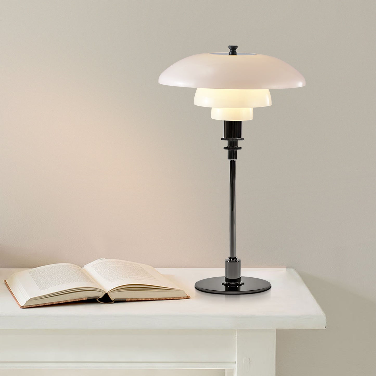 Layered Glass Table Lamp