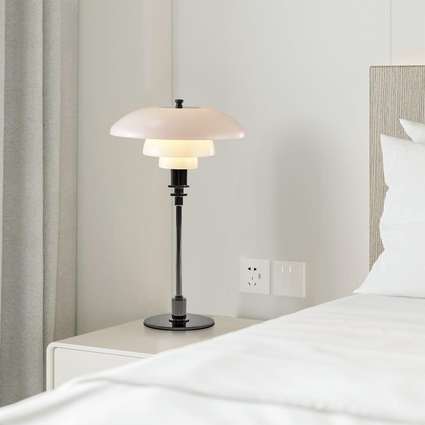 Layered Glass Table Lamp