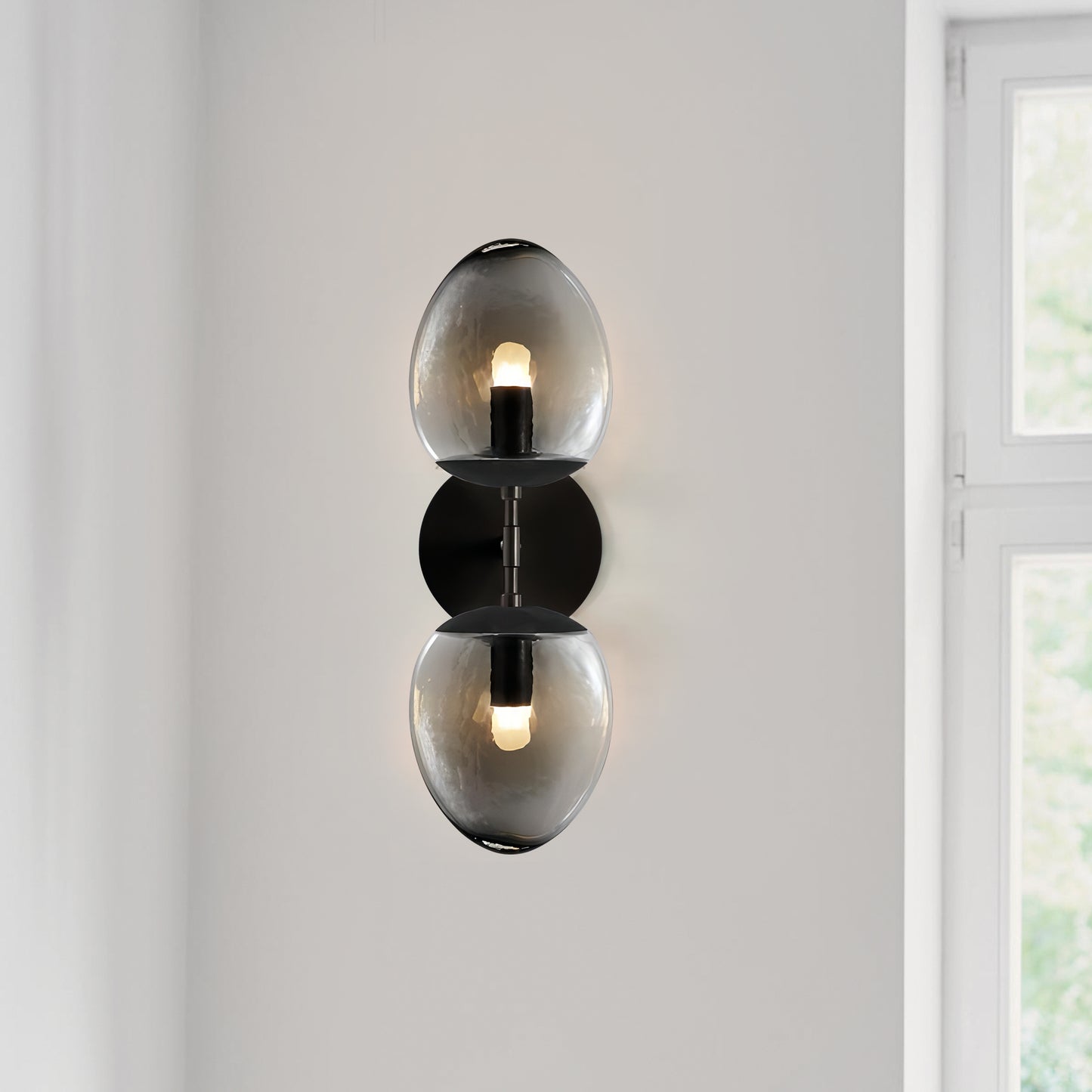 Leaf Oval Double Sconce