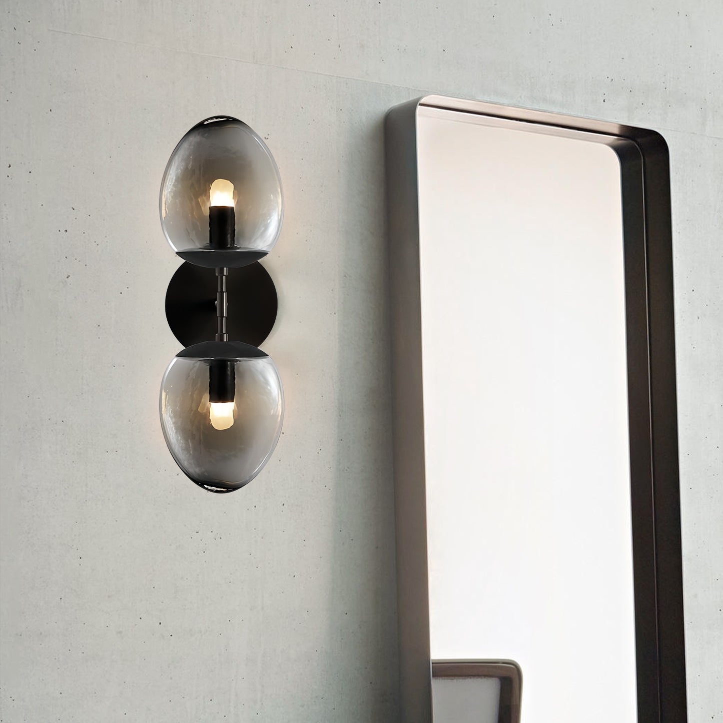 Leaf Oval Double Sconce