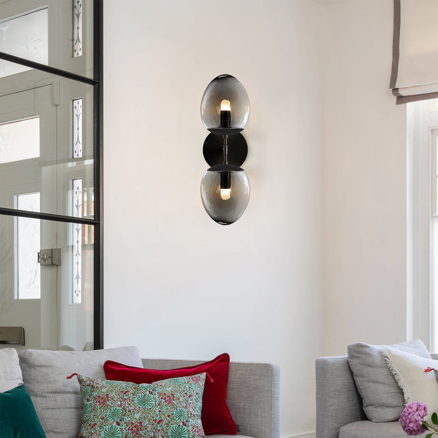 Leaf Oval Double Sconce