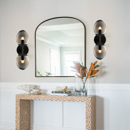 Leaf Oval Double Sconce