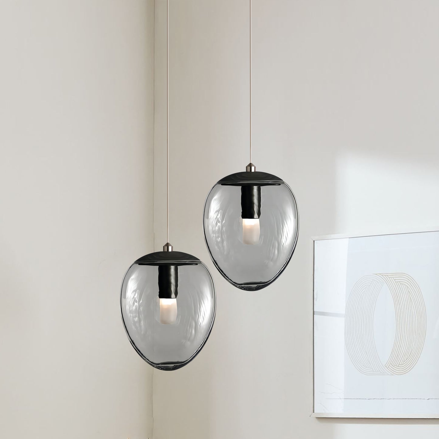 Leaf Oval Pendant Light