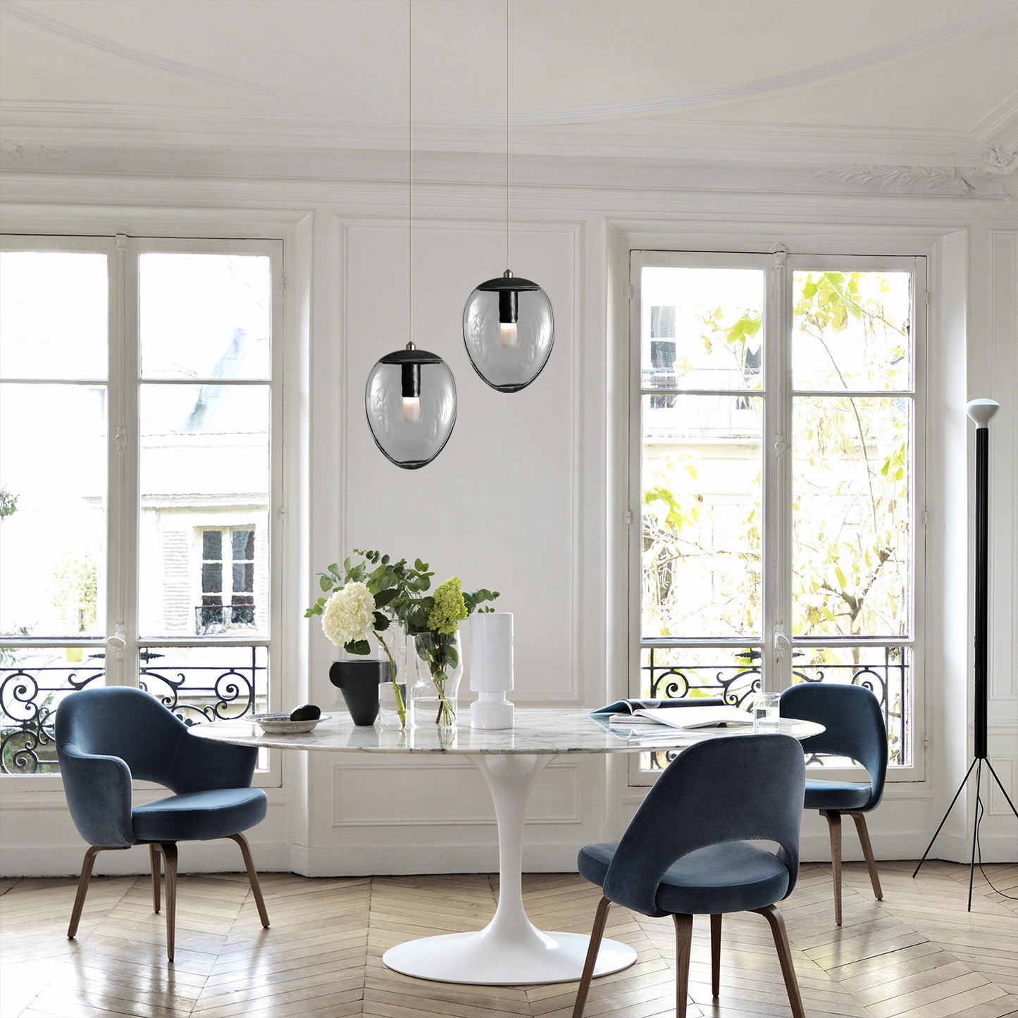 Leaf Oval Pendant Light