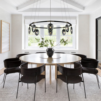 Leaf Oval Ring Chandelier